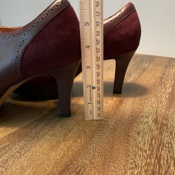 NWOT Clarks Artisan Leather Heels Size 8.5 - Picture 4 of 8